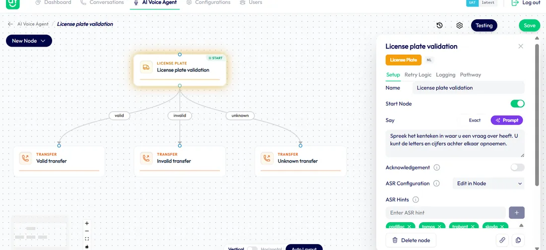 AssistYou Flow Builder
